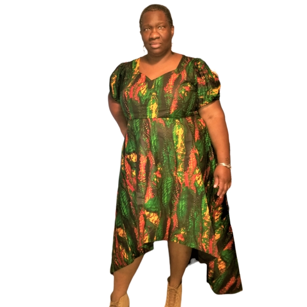 Green Fly Fire Fly Hi Lo Dress